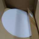 PATIKIL Lampshade Diffuser, 15.5" Diameter Round Diffuser for Drum Lampshades Pendants Light, DIY Light Shield, Frosted White