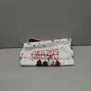 Artoid Mode Red Buffalo Plaid Xmas Tree Christmas Bar Kitchen Towels, 12x24 Inch Quick Dry Microfiber Cloth Dish Towels for Kitchen Drying Set of 2