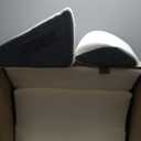 Bedluxe Wedge Pillow Headboard, 3PCS Orthopedic Bed Wedge Pillows Set for After Surgery, Adjustable Pillow Wedge for Acid Reflux&Back Pain Relief, Sleeping, Back Pillow for Bed Sitting Up, White/Grey (Adjustable 9&12 Inch + 1 Head Pillow)