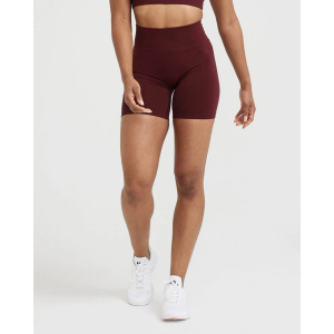Sunzel Crossover Biker Shorts for Women, No Front Seam V High Waist Yoga Workout Gym Shorts with Tummy Control Size M