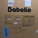 BABELIO New Version Baby Gate with Cat Door Adjustable, 29-40" Metal Pet Door for Stairs & Doorways, Pressure Mounted, No Tools Needed, Black (29-40" Wide, 30" Tall)