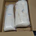 Holldoor Arch Backdrop Stand and Cover Set, 2 Metal Balloon Arch Backdrop 7.2ft 6ft, Gold Arched Stand Frame for Wedding, Parties,Birthday, Backdrop Decorations (Beige,7.2ft+6ft)