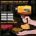 Cordless Leaf Blower Compatible with Dewalt 20V MAX Battery, 33000RPM CVT Mini Handheld Leaf Blower, Lightweight Blowers for Lawn Care, Yard, Blowing Snow, Leaves, Car Vacuum (Battery Not Included)