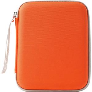 Card Case Holder for Yoto Card Binder Album Pouch Storage Organizer Sleeves Portable Soft Zipper Folder for Yoto Player Audiobook Card Amiibo Card 80 Pockets (Orange)