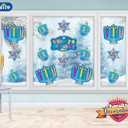 2 x Izzy 'n' Dizzy Hanukkah Cutouts, Happy Hanukkah and Happy Chanukah Holiday Party Decoration (34 Piece)