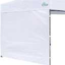 Sunwall for 10x10 Pop up Canopy, Instant Canopy Tent Sidewall, 1 Pack Sidewall Only (White)