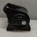 Lasko Portable Utility Fan, 12 289 CFM Pivoting High Velocity Air Mover Blower Fan, 3 Speeds, 2 Accessory Outlets 120V, Black, U12104