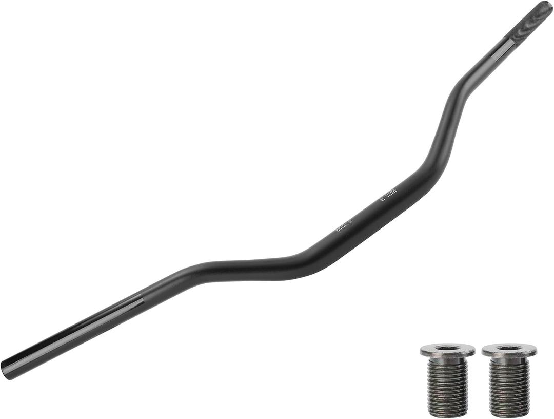 RUTU 28mm 1-1/8"Fat Handlebars Motorcycle Handlebars for Dirt Pit Bike CRF CR YZ WR KX KLX RM RMZ RMX DRZ (Black)