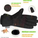 MOREOK Winter Gloves for Men/Women -10F 3M Thinsulate Warm Touch Screen Snow Ski Bicycle Bike Gloves for Driving/Cycling/Running/Hiking
