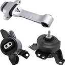Engine Motor and Trans Mount for Kia Sorento 2014-2015 LX 2.4L Auto Trans, for Hyundai Santa Fe Sport 2013-2018 2.4L AWD Auto Trans Replace OE A71062, A71092, A71045 Set of 3