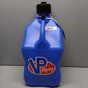 VP Racing 5.5 Gallon Motorsport Container Blue Utility Jug - Features Close-Trimmed Cap and Neck for Tight Seal - Made of Even-Density Plastic (1pack)