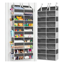 Over the Door Organizer 5 Tiers, Extra Large Behind Door Storage of 10 Compartments, 80 lbs Weight Capacity Over Door Organizer, Door Hanging Organizer for Closet, Diaper Organizer, Room storage
Behind Door Storage, Over Door Organizer, Room storage