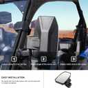 KIWI MASTER Rear View Center & Side Mirrors for Kawasaki Teryx KRX 1000 Accessories Adjustable Folding Rear View Racing Mirror 99994-1175