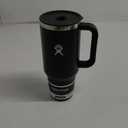 Hydro Flask Travel Tumbler with Handle, Lid and Straw - Insulated Stainless Steel in 40 Oz Black