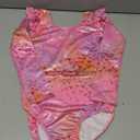 Nymphperi Gymnastics Leotards for Girls Ruffle Long Sleeve Practice Outfits Kids Dance Bodysuits, Size 140