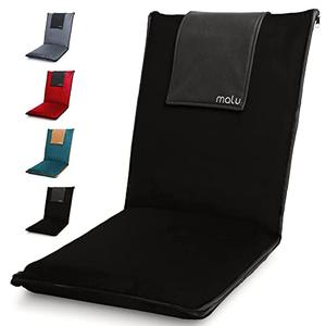 malu Floor Chair Padded w/ Back Support - Japanese Chair Meditation Cushion