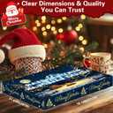 Survival Kit Advent Calendar for Men - Essential Outdoor Tools for Adult Teen 24 Days Christmas Countdown - 24 Outdoor Gadgets Camping, Hiking, Emergency Prep 2025 Holiday Countdown Gift