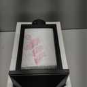 FEMILA Outdoor Post Lights, 19" Aluminum Glass Lamp Posts Outdoor Lighting for Yard Pathway Entrance, 4FYX103P-L BK SW (18.7")