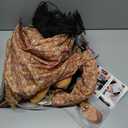 3.75 Ft Halloween Decorations Animatronics Hanging Swinging Girl with Creepy Sound/Light Up Eyes/Scary Expression, Creepy Doll Hanging Ghosts Haunted House Holiday Decor Prop for Indoor Outdoor (Red Floral skirt)