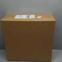 Pillow Perfect Floral Indoor/Outdoor Solid Back 1 Piece Square Corner Chair Cushion with Ties, Deep Seat, Weather, and Fade Resistant, 36.5" x 18", Black/Tan Dailey, 1 Count