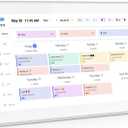 15.6 Inch Smart Desk Calendar & Chore Chart, IPS HD Touchscreen Interactive Display for Family Schedules, Streamline Household Organization