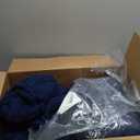 10 Pack Jumbo Chenille Yarn for Crocheting, Super Bulky Baby Soft Yarn for Hand Knitting, 220 yds /70.5 oz Fluffy Chunky Knit Throw Blanket Yarn (Navy Blue)