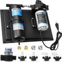 RV Water Pump 110V AC 7GPM 70PSI with 1L 125PSI Pre-Pressurized Accumulator Tank, Ultra-Quiet Water Pressure System for Homes, RVs, Irrigation & Marine Use