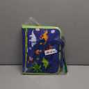 Toddler Busy Board, Montessori Sensory Toys for Boys, 1-4 Year Old Girl Toddler Travel Toys, Educational Learning Activities Board for Motor Skills, Birthday Gifts for Airplane Car, Blue Dinosaur