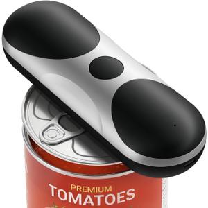 Electric Can Opener, One-Touch Automatic Can Opener, USB Rechargeable Electric Can Opener for Seniors with Arthritis- Cordless Battery Powered, Side Cut, Smooth Edge, Handsfree, for Any Size Cans