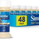 Similac 360 Total Care Infant Formula, Has 5 HMO Prebiotics, Our Closest Prebiotic Blend to Breast Milk, Non-GMO, Baby Formula, Ready to Feed, 2-fl-oz Bottle, Pack of 48 Best By 09/01/26
