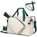 Pickleball Tote Bag with Shoe Compartment and Paddle Storage – Large Capacity Lightweight Pickleball Bag for Women & Men with Water Bottle Holder