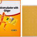 30 Pcs Capsaicin Patches, Capsicum Ginger Patches, 3.94"x2.76" Capsicum Patch 15 Bags, 30 Count