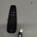 Wireless Presentation Clicker PowerPoint Presenter Remote : USB Type C Clicker with Red Laser Pointer Long Range PPT Control -Power Point Google Slide Advancer for Mac Laptop PC Computer Keynote