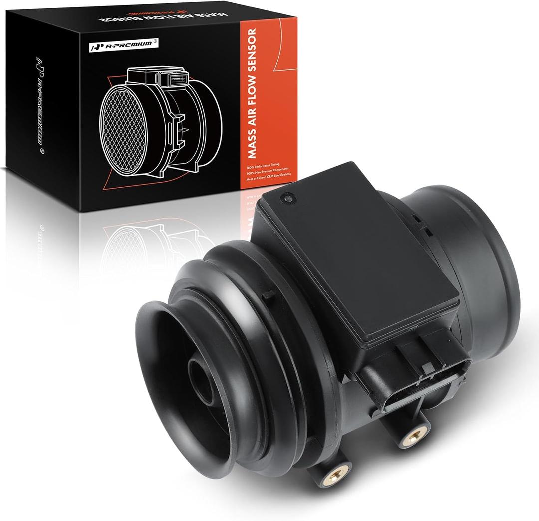 A-Premium Mass Air Flow Sensor Meter Assembly [5 Pins, 4,6Cyl 1.6 1.8 3.0L] Compatible with Ford Escort 1996 & Kia Sephia 95-97 & Mercury Tracer 1996 & Mazda MPV 96-98, Miata 94-97, Protege, MX-3