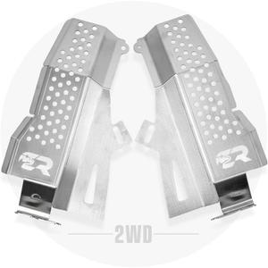 Cali Raised LED Catalytic Converter Shield For 2016-2023 Tacoma (2WD V6 Cylinder) - Bolt-On Anti Theft Protection Cover - Made In USA