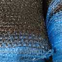 40% 6ft x 200ft Bulk Eyelets Shade Cloth Roll Sunblock Shade UV Resistant Net Windscreen Cover Fabric Roll for Garden Greenhouse Flower Plant Patio Kennel Canopy (Black)