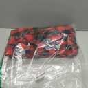 Breling 10 Pcs Buffalo Check Table Runners and Table Placemats Set, 2 Pieces 12 x 72 Inches Buffalo Plaid Black and Red Checkered Table Runner and 8 Pieces Table Placemats for Christmas Party Supplies