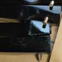 Adjustable Height Piano Bench with Storage, Heavy Duty Wooden Piano Stool Keyboard Bench with PU Leather Cushion, Black