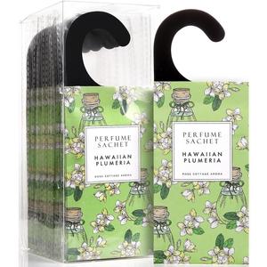 ROSE COTTAGE Large 12 Packs Hawaiian Plumeria Hanging Closet Air Freshener Scented Sachets Long Lasting Smell Goods