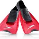 Speedo Unisex Adult Swim Training Fin Switchblade (XS - Youth Shoe Size 4-5 | Women's Shoe Size 5-6, Black/Red Frustration Free Packaging)