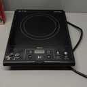 Mueller RapidTherm Portable Induction Cooktop, 1800W Hot Plate Electric Stove Top Burner. 8 Temp Levels, Auto-Off & Pot Detection, LED Display, Child Lock, 4 Programs, Burners for Cooking