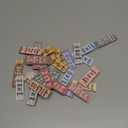 60 Pieces Inspirational Magnetic Bookmarks Motivational Bookmarks Magnetic Page Markers Assorted Magnet Page Clips for Students Teachers School Home Office Supplies (Simple Style)