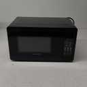 West Bend WBMW71B Microwave Oven 700-Watts Compact with 6 Pre Cooking Settings, Speed Defrost, Electronic Control Panel and Glass Turntable, 0.7-Cu.Ft, Black