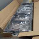 OLIXIS Dresser for Bedroom, 7 Storage Drawers, Wide Fabric Closet Chests Organizer Tower Furniture, TV Stand with Wooden Top Metal Frame for Clothes, Living Room, Hallway, Entryway, Rust