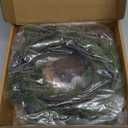 Hairui Lighted Pine Garland Battery Operated with Timer 6FT 48 Lights, Christmas Garland with Lights for Indoor Outdoor Home Holiday Decoration