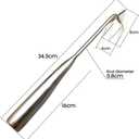 HISKI Stainless Steel Multifunctional Weeder, 2025 Manual Weed Remover Tool for Lawn and Garden Weeding Artifact Uprooting Weeding Tool Manganese Steel Garden Hand Weeder Tool (12.4" Wood)