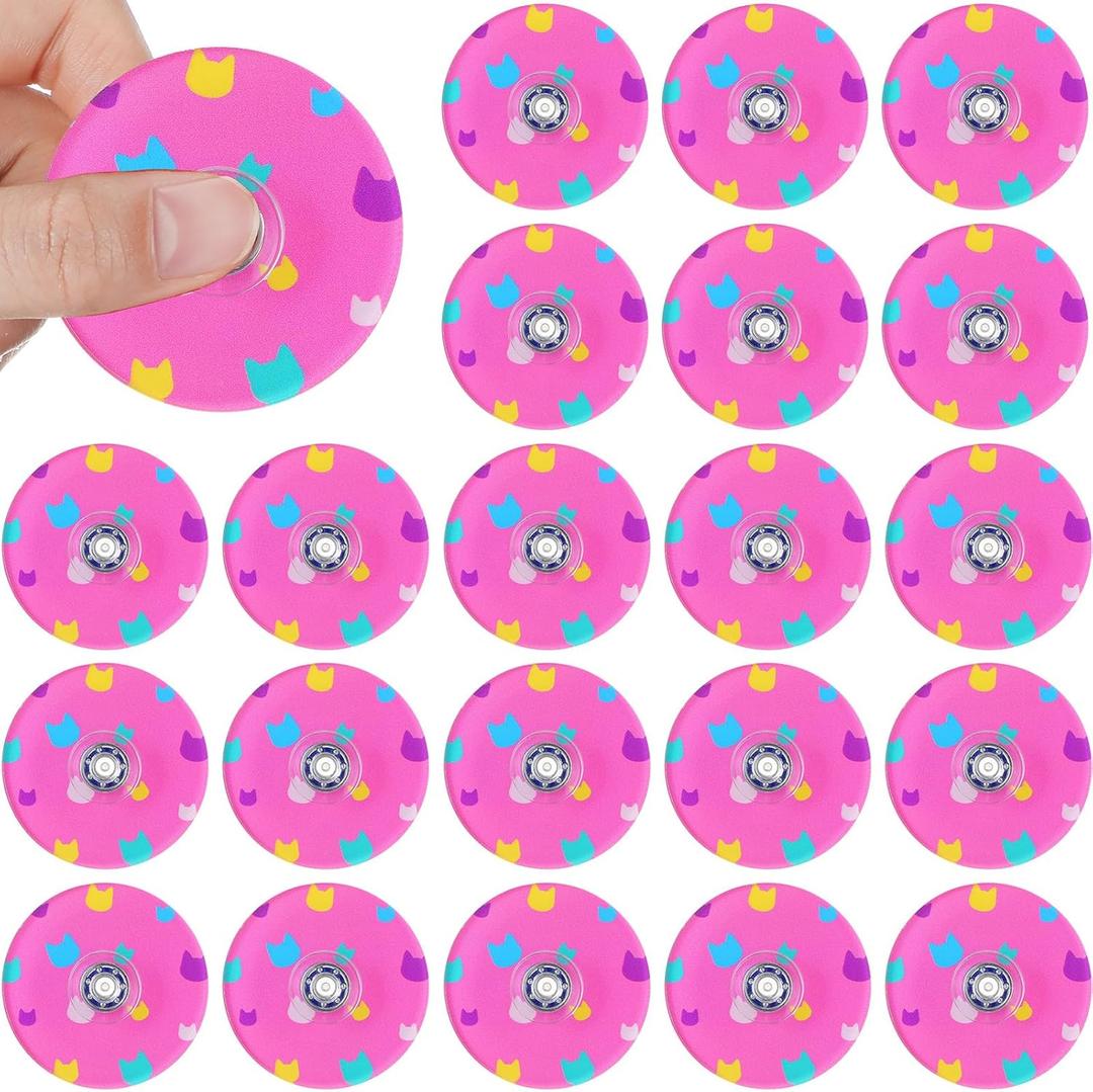 Sotiff 24 Pcs Cat House Fidget Spinners Bulk, Mini Fidget Spinners Toys for Kids, Cartoon Cat House Birthday Party Favors, Goodie Bags Stuffers, Party Games, Classroom Rewards Carnival Prizes