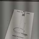 Jesginboo Paper Towel Holder Countertop, Black Kitchen Paper Towels Holder, Paper Roll Holder with Weighted Base