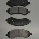 BOSCH BE1084H Blue Semi-Metallic Disc Brake Pad Set With Hardware - Compatible With Select Chrysler Aspen; Dodge Dakota, Durango, Ram 1500, Mitsubishi Raider, Ram 1500, 1500 Classic, Dakota, Front 