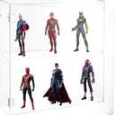 Acrylic Display Case for Collectibles, Clear Acrylic Display Box Magnetic Attraction Lids, Wall-Mounted or Desktop Storage Box for Figures, Home or Office